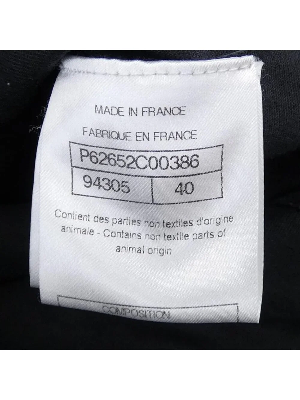 Chanel Leather Jacket Black